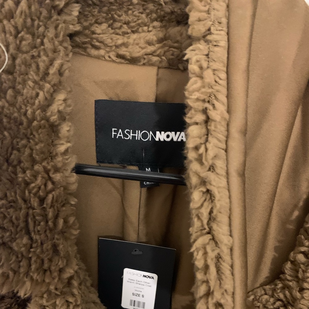 Brown fashion nova jacket size medium
